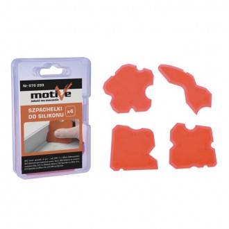 Szpachelka do silikonu Motive 4 szt