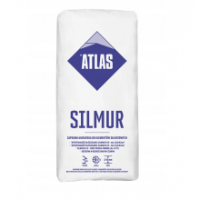 ATLAS Silmur zaprawa klejowa biała bloczków 25kg
