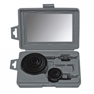 DEDRA Otwornice puszkowe do drewna komplet 9szt