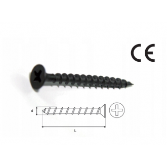 STALCO Wkręty do płyt G-K 3,5x25 drewno /1000szt/