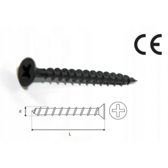 STALCO Wkręty do płyt G-K 3,5x25 drewno /200szt/