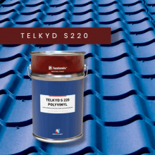 Teluria TELKYD S220 POLIVINYL Gruntoemalia przemysłowa antykorozyjna do DACHÓW