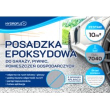 Żywica epoksydowa do garażu, kotłowni GOTOWY ZESTAW na 10m2