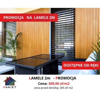 GREINPLAST Lamele 2m / zestaw