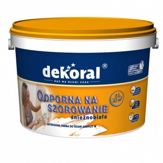 Farba Lateksowa do malowania wnętrz Dekoral Akrylit